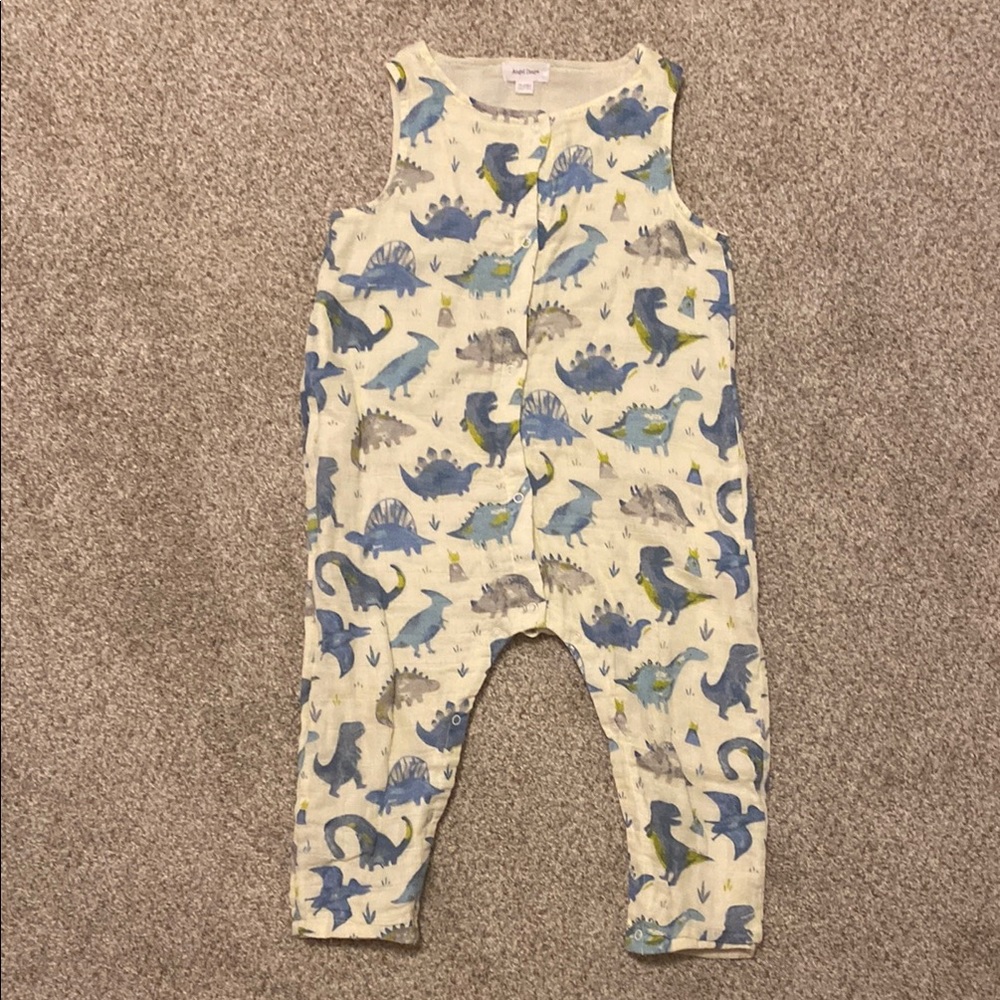 Angel Dear Cream Dinosaur Pattern Jumpsuit 18-24 Months